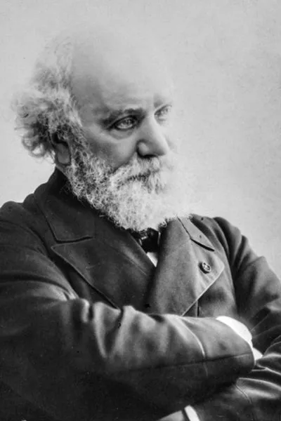 Retrato fotográfico do astrónomo francês Pierre Jules César Janssen, que detetou o hélio no espectro solar durante o eclipse de 1868.